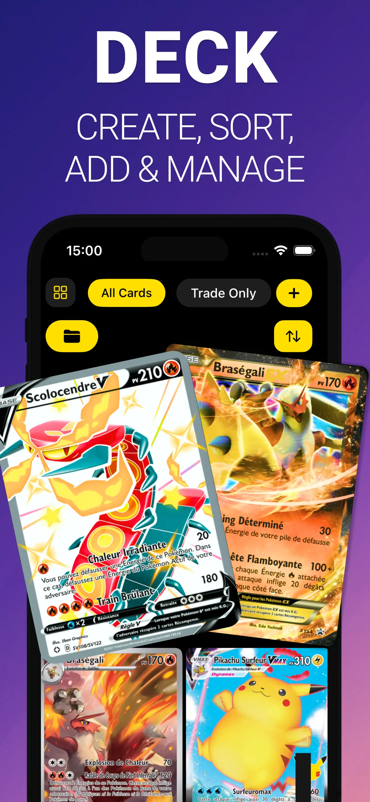 Pokemon card scanning interface with detection box