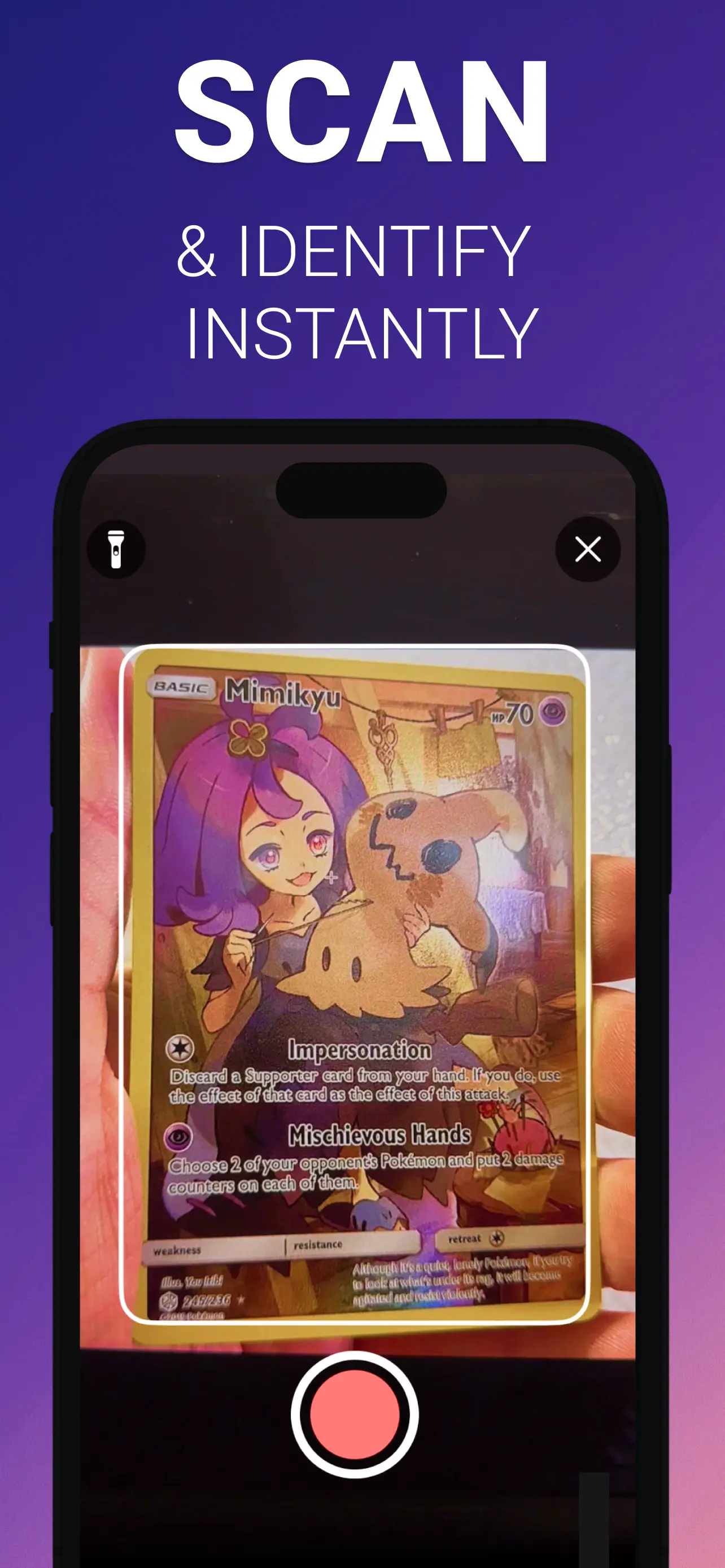 Pokemon collection view organized by set and rarity